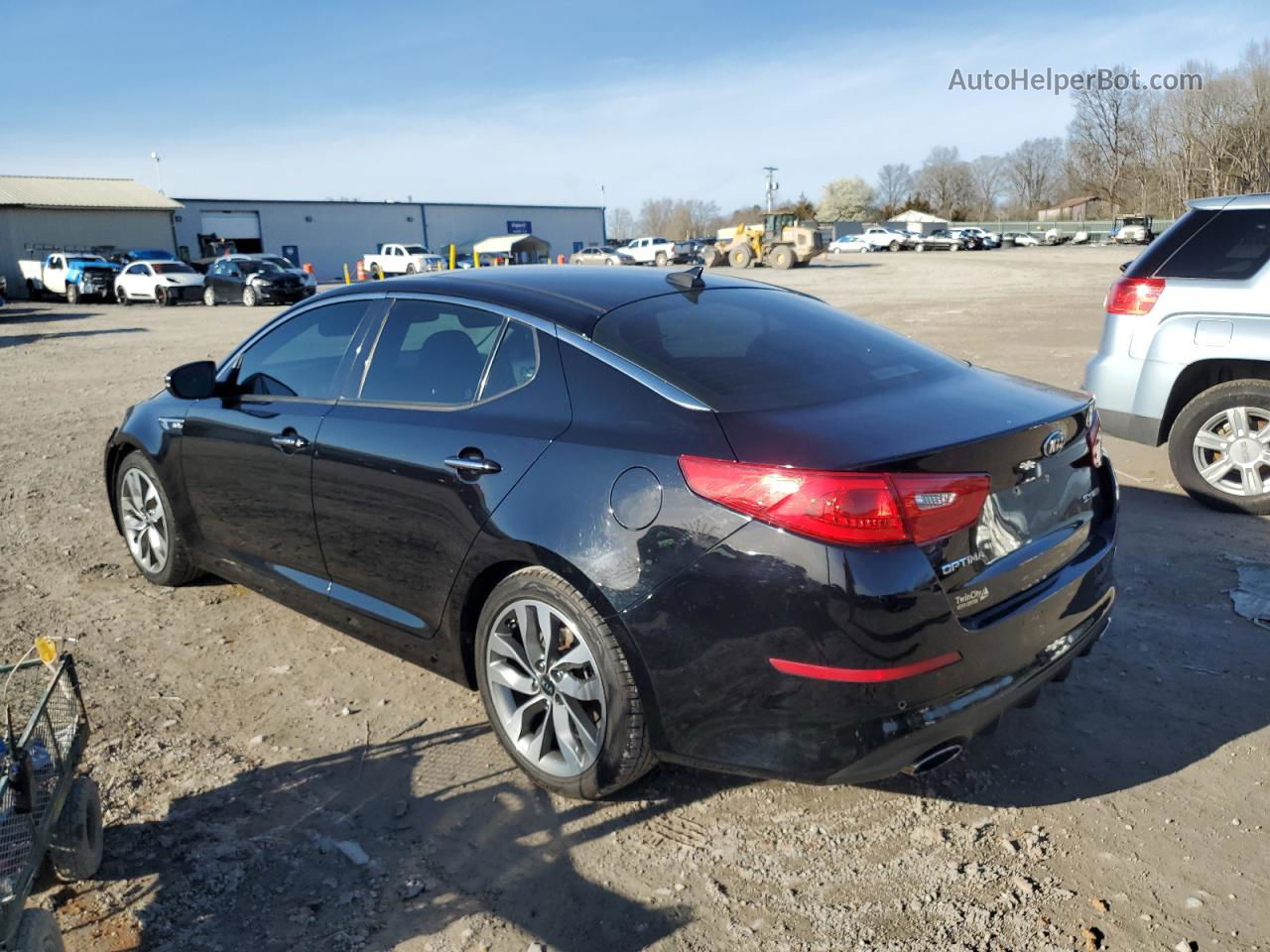 2014 Kia Optima Sx Черный vin: 5XXGR4A63EG265497