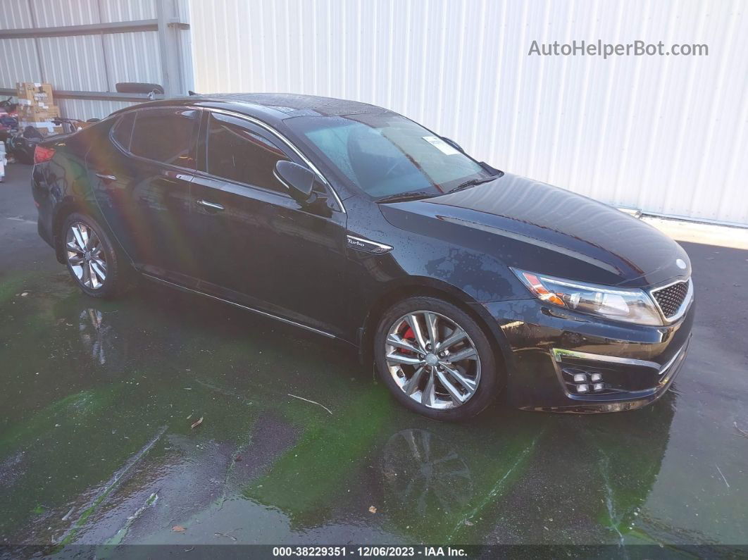 2014 Kia Optima Sxl Turbo Black vin: 5XXGR4A63EG273177