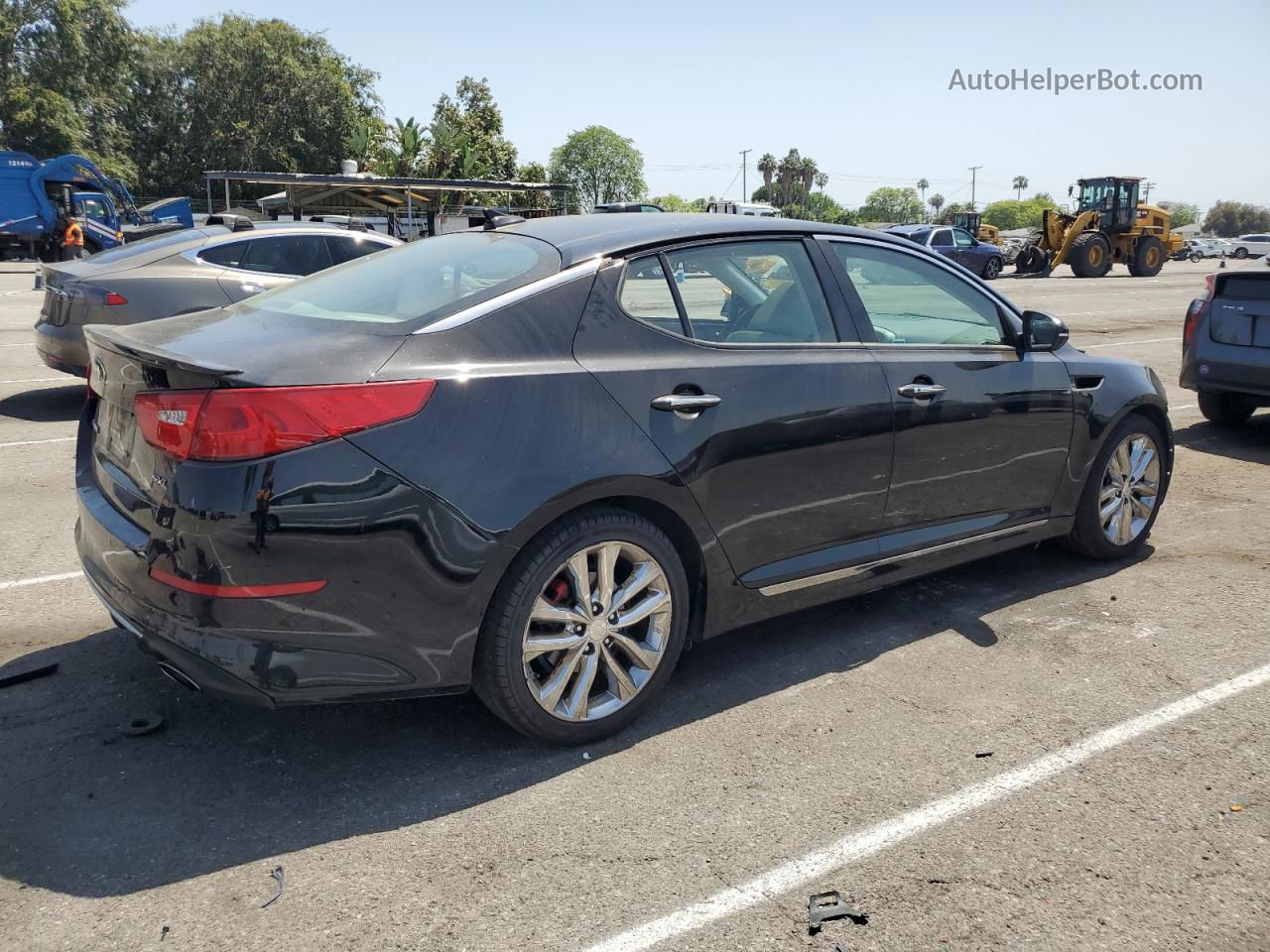 2015 Kia Optima Sx Black vin: 5XXGR4A63FG361373