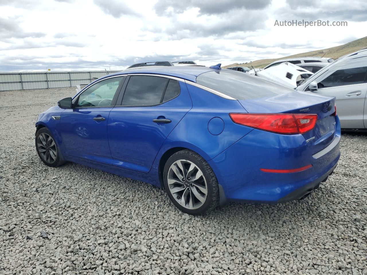 2014 Kia Optima Sx Синий vin: 5XXGR4A64EG336657