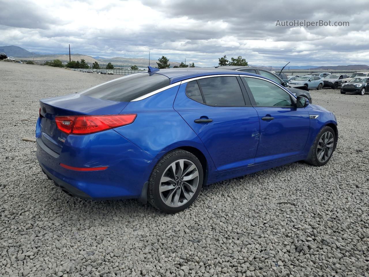 2014 Kia Optima Sx Blue vin: 5XXGR4A64EG336657