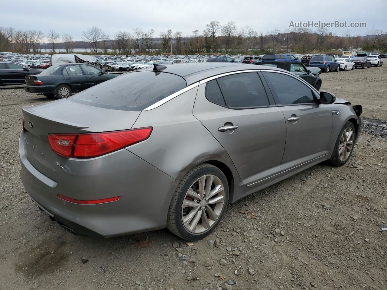 2014 Kia Optima Sx Gray vin: 5XXGR4A64EG349120