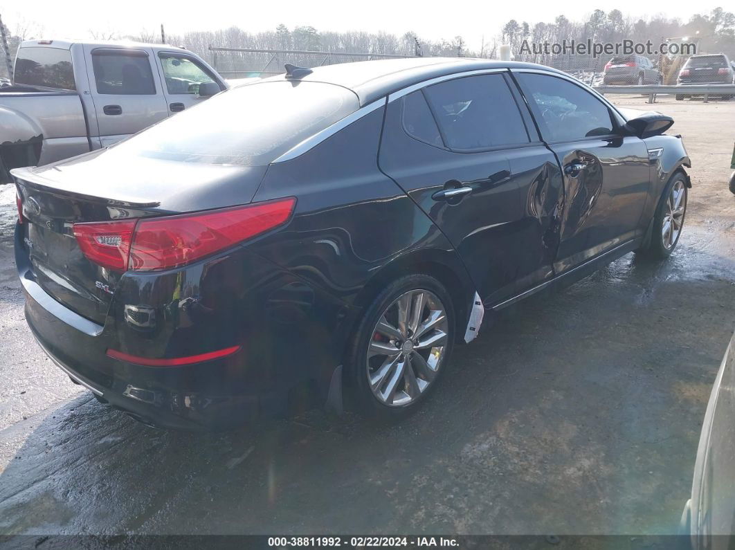 2015 Kia Optima Sxl Turbo Черный vin: 5XXGR4A64FG368798