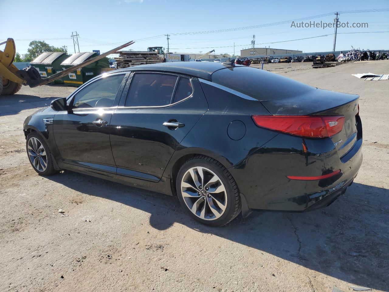 2015 Kia Optima Sx Black vin: 5XXGR4A64FG379297