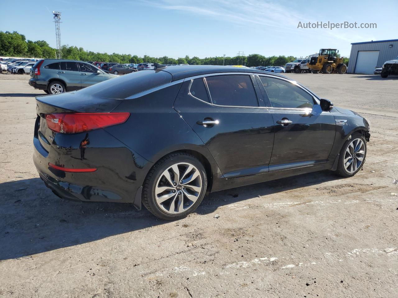 2015 Kia Optima Sx Black vin: 5XXGR4A64FG379297