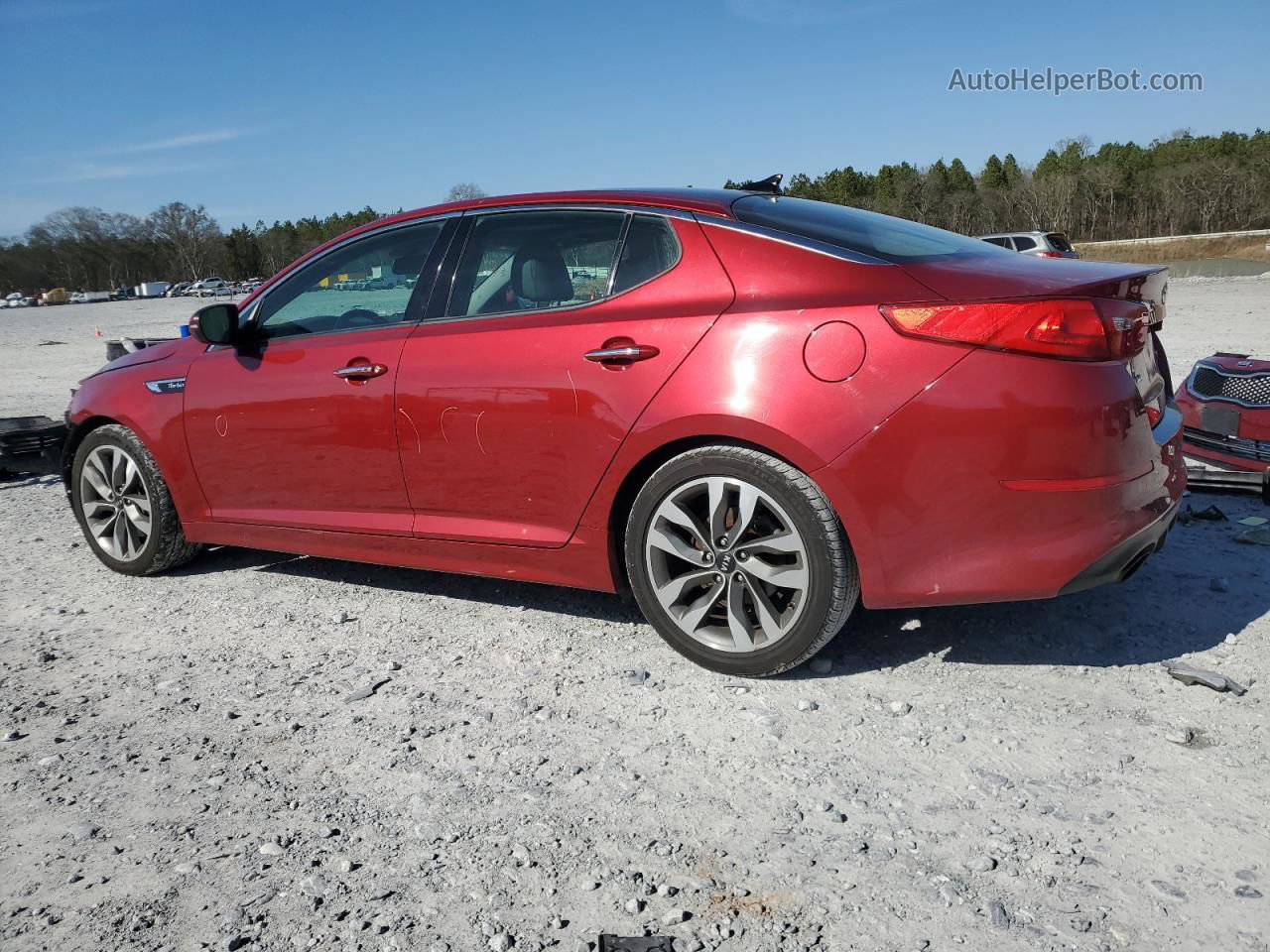 2015 Kia Optima Sx Красный vin: 5XXGR4A64FG408507