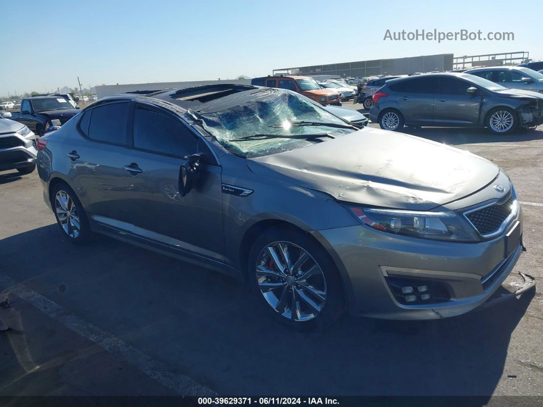 2015 Kia Optima   Серый vin: 5XXGR4A64FG516819