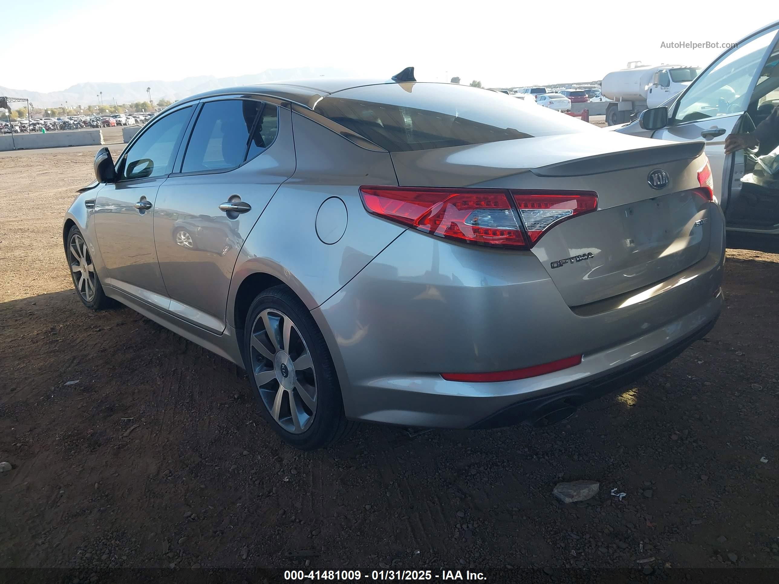 2013 Kia Optima Sx Silver vin: 5XXGR4A65DG130701