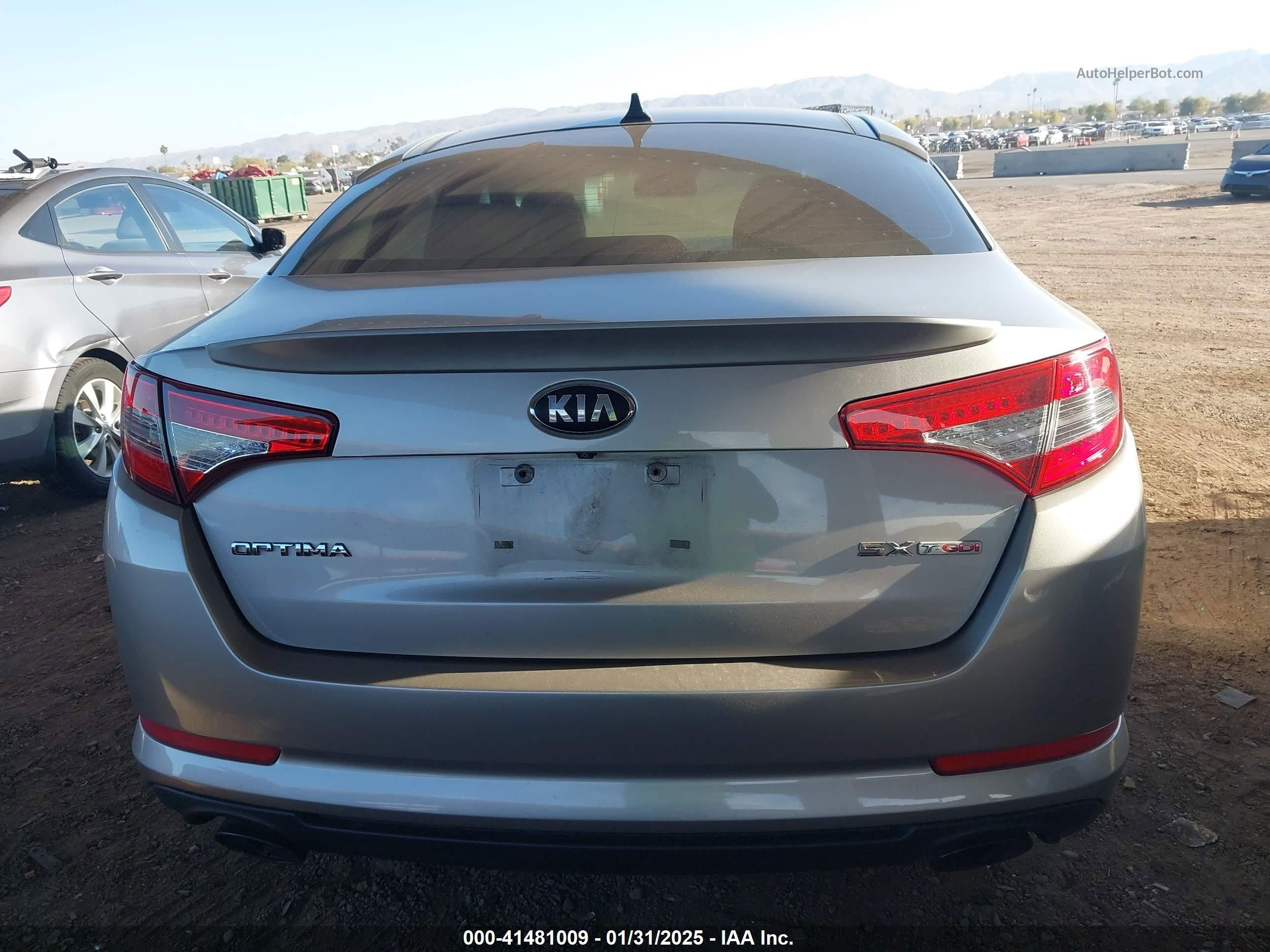2013 Kia Optima Sx Silver vin: 5XXGR4A65DG130701