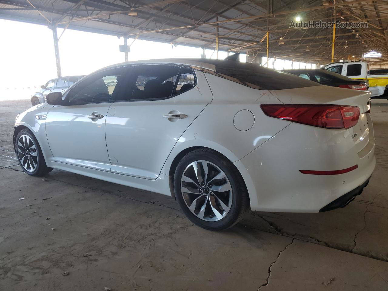 2014 Kia Optima Sx White vin: 5XXGR4A65EG264061