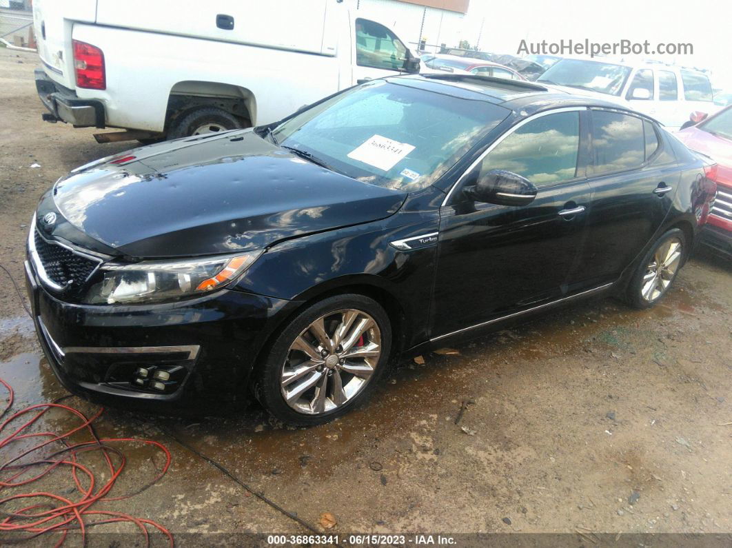 2014 Kia Optima Sxl Turbo Черный vin: 5XXGR4A65EG278929