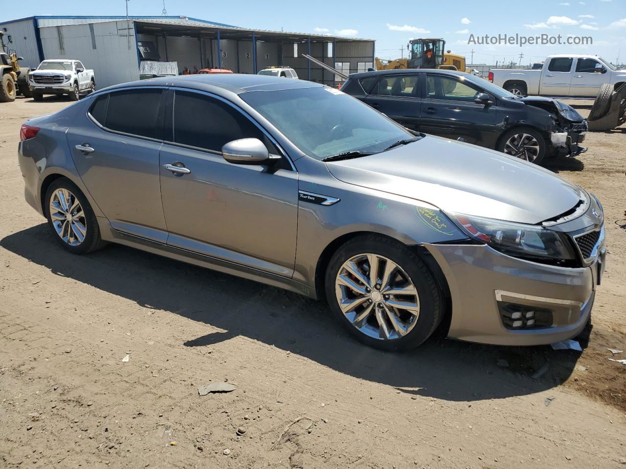 2014 Kia Optima Sx Silver vin: 5XXGR4A65EG280289