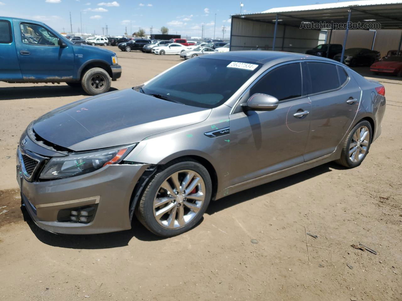 2014 Kia Optima Sx Silver vin: 5XXGR4A65EG280289