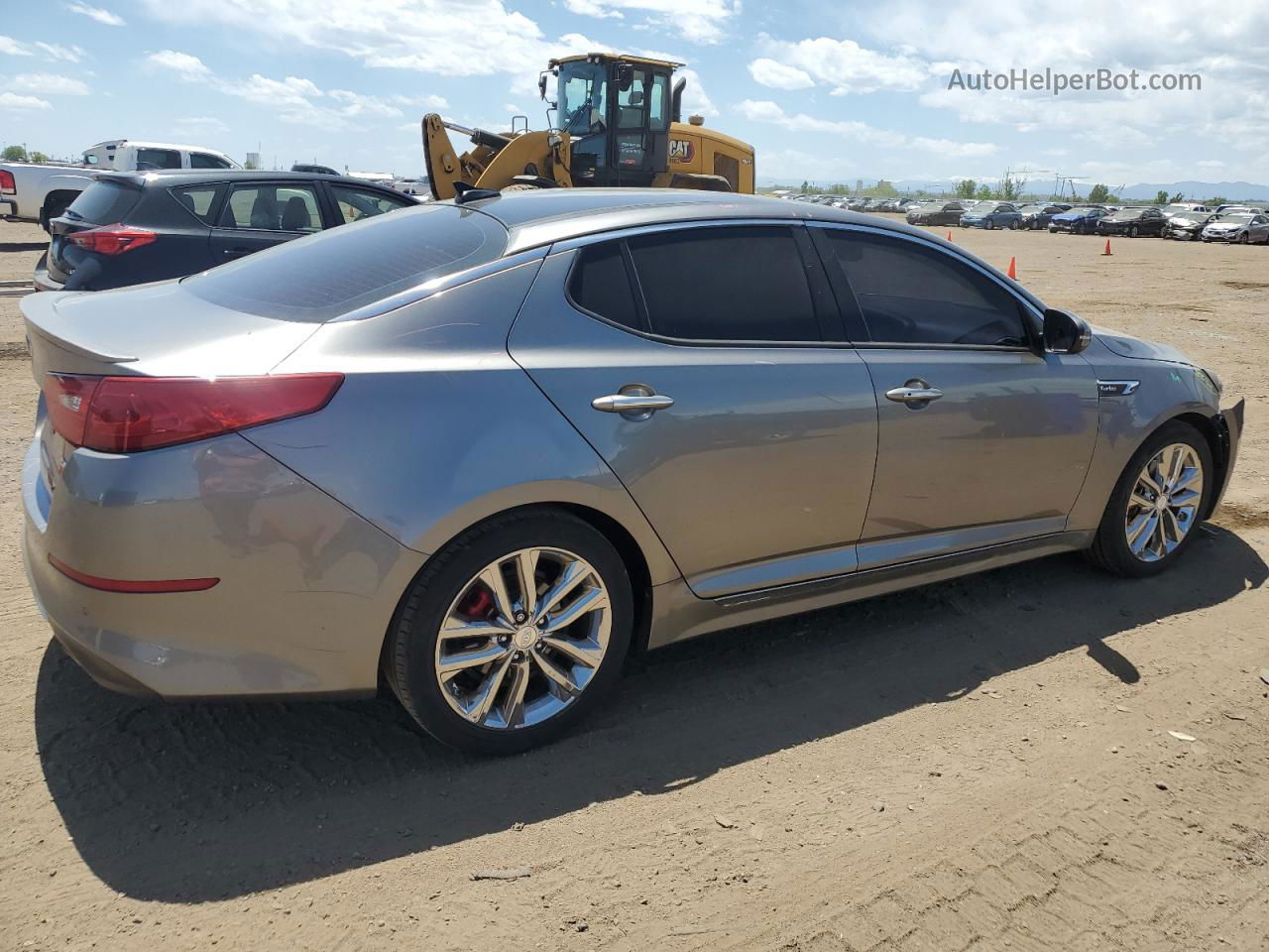 2014 Kia Optima Sx Silver vin: 5XXGR4A65EG280289