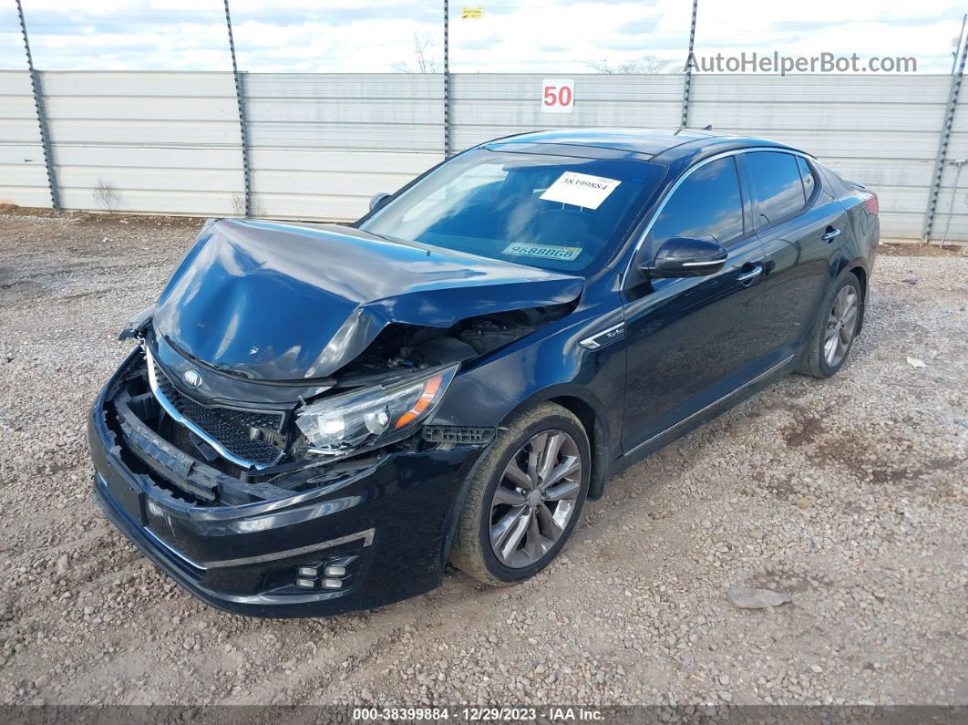 2014 Kia Optima Sxl Turbo Black vin: 5XXGR4A65EG319110