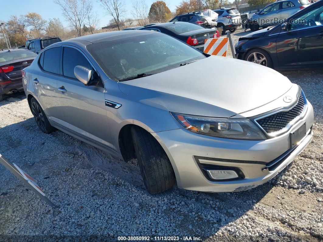 2014 Kia Optima Sx Turbo Silver vin: 5XXGR4A65EG322282