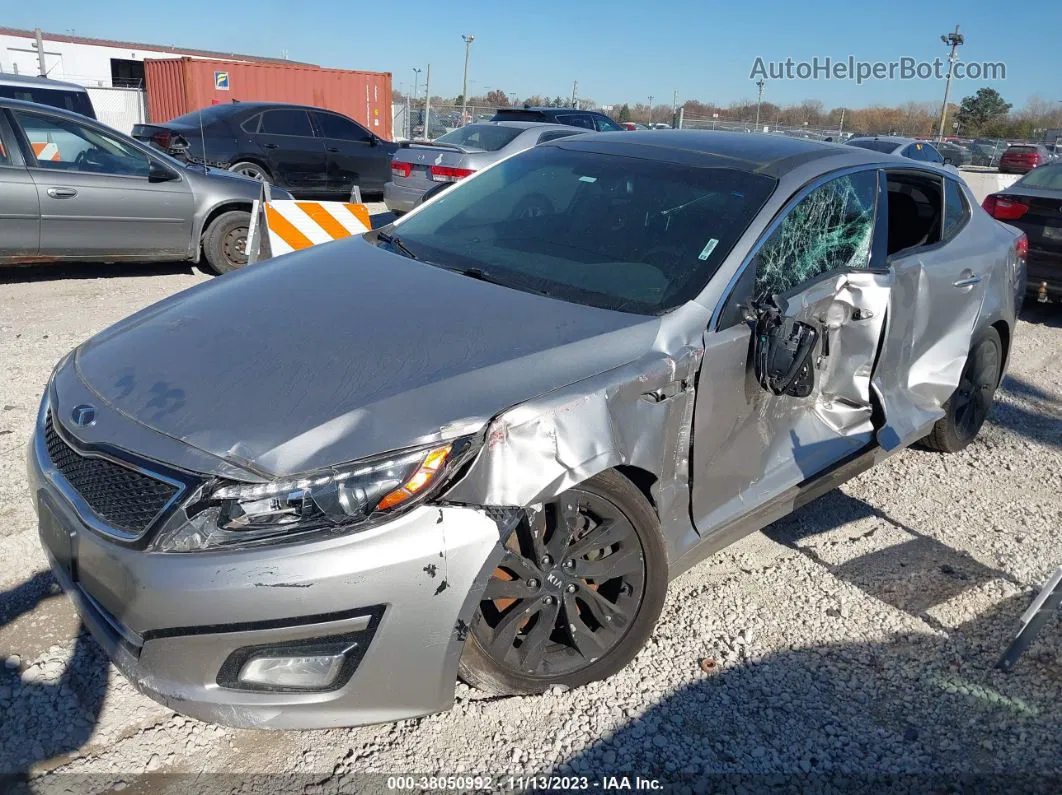 2014 Kia Optima Sx Turbo Silver vin: 5XXGR4A65EG322282