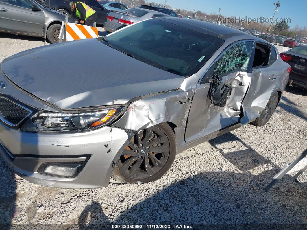 2014 Kia Optima Sx Turbo Silver vin: 5XXGR4A65EG322282