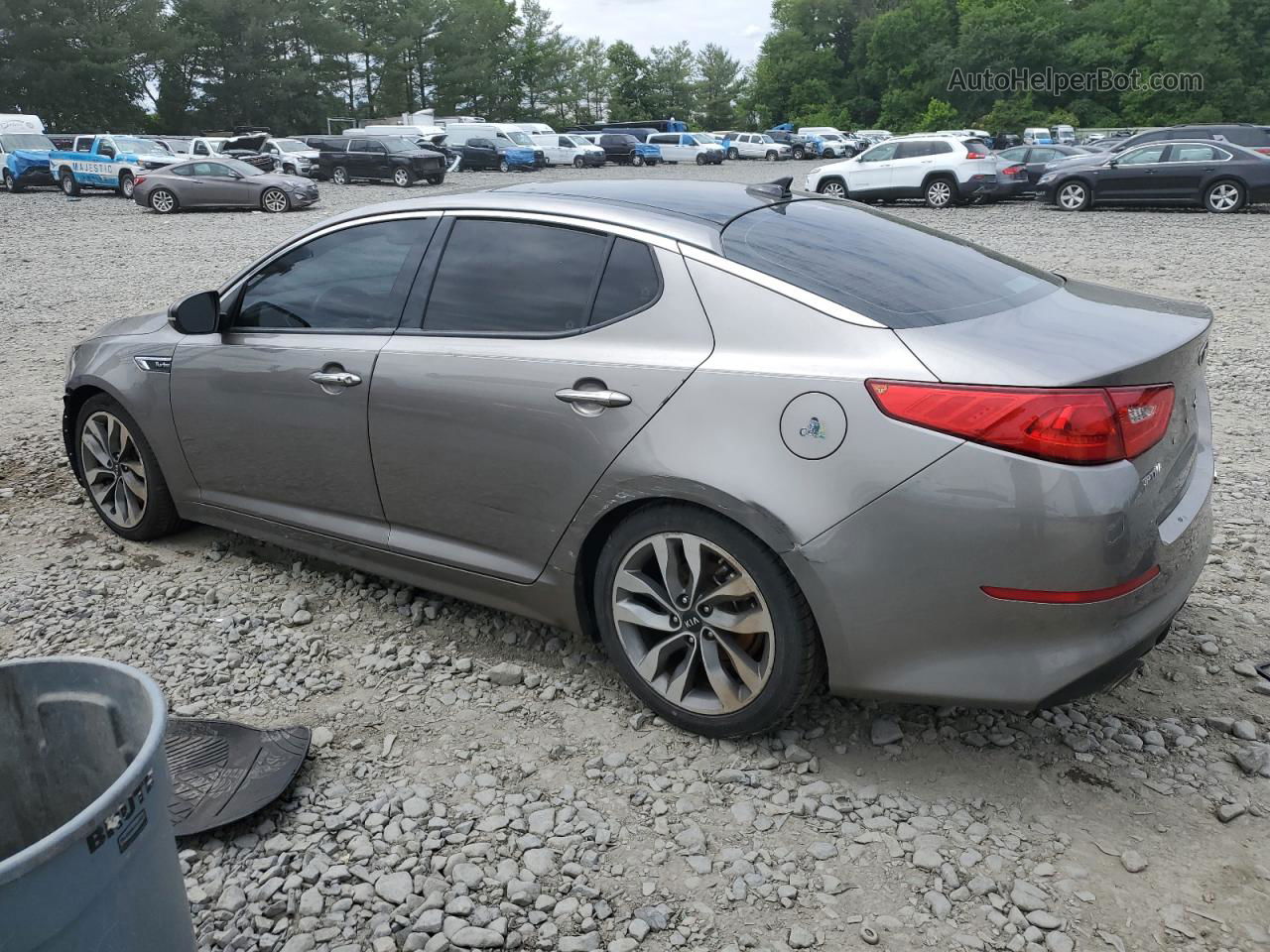 2014 Kia Optima Sx Gray vin: 5XXGR4A65EG324808