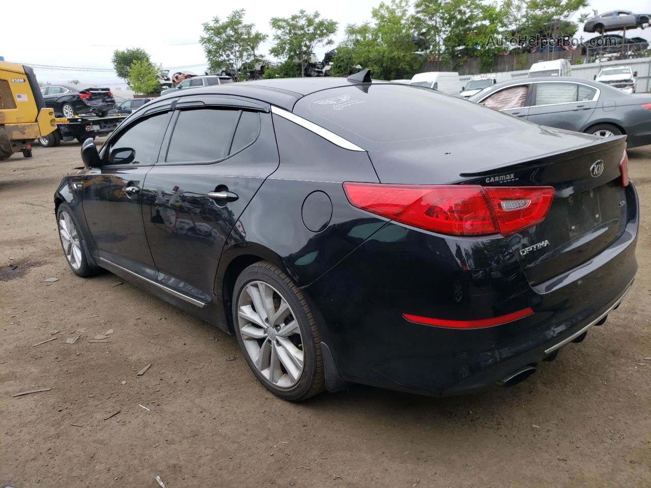 2015 Kia Optima Sx Черный vin: 5XXGR4A65FG419905