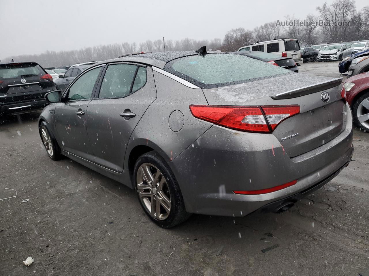 2013 Kia Optima Sx Gray vin: 5XXGR4A66DG101739