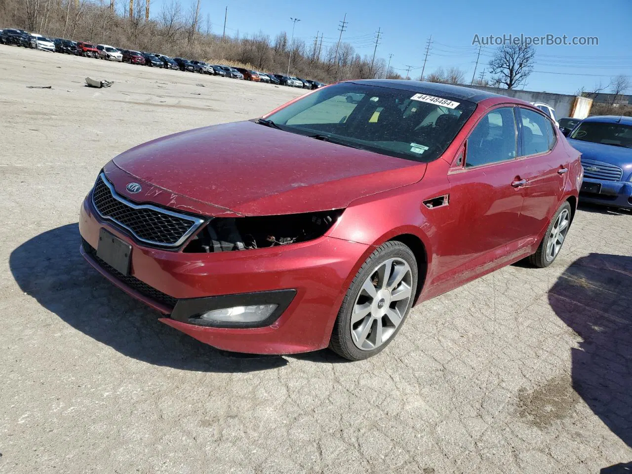 2013 Kia Optima Sx Red vin: 5XXGR4A66DG209262