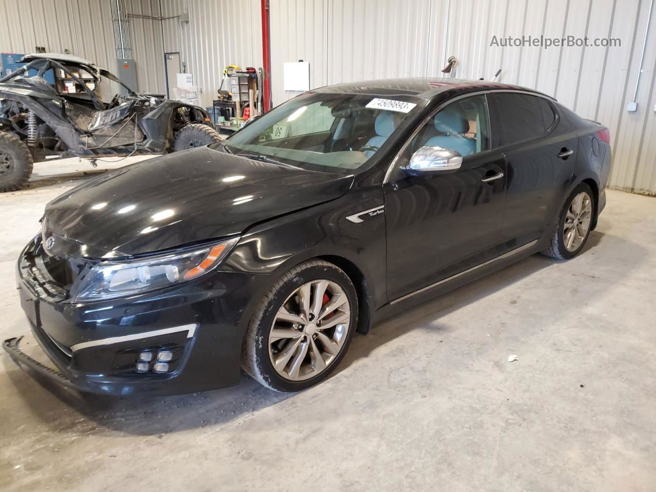 2014 Kia Optima Sx Black vin: 5XXGR4A66EG273481