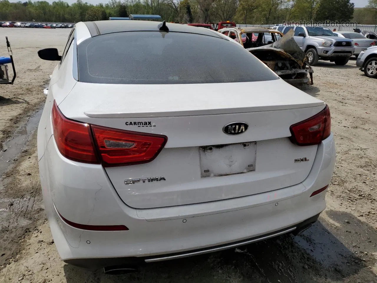 2014 Kia Optima Sx Белый vin: 5XXGR4A66EG313185