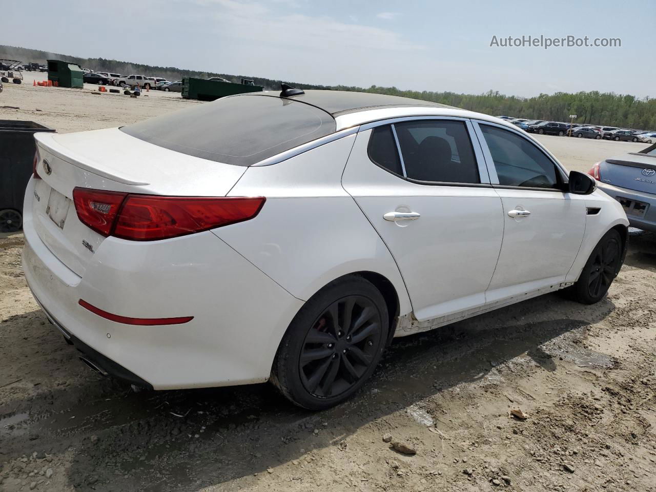 2014 Kia Optima Sx Белый vin: 5XXGR4A66EG313185