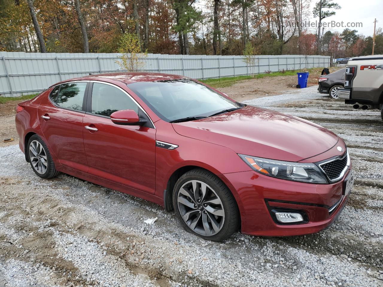 2014 Kia Optima Sx Красный vin: 5XXGR4A66EG336384