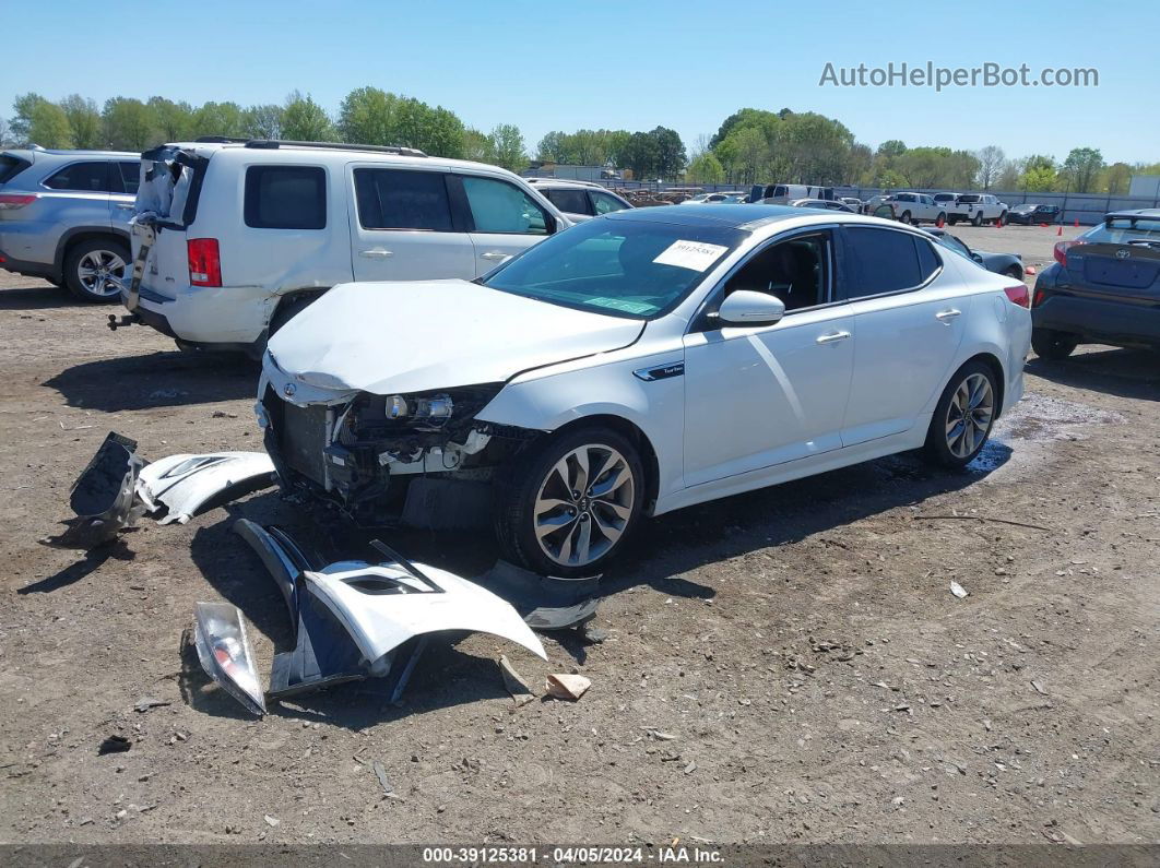 2014 Kia Optima Sx Turbo Белый vin: 5XXGR4A66EG346462