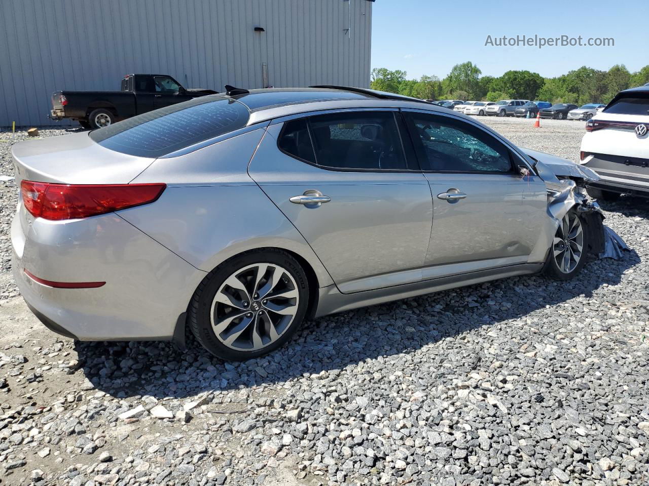 2015 Kia Optima Sx Silver vin: 5XXGR4A66FG388728