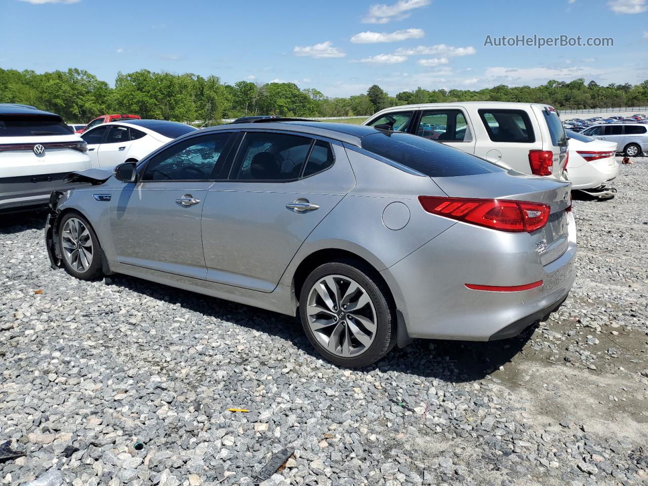 2015 Kia Optima Sx Silver vin: 5XXGR4A66FG388728