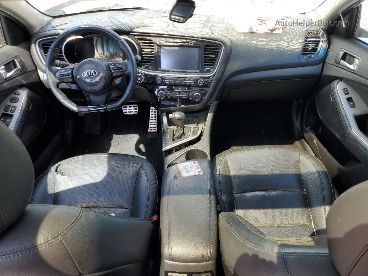 2015 Kia Optima Sx Серебряный vin: 5XXGR4A66FG388728