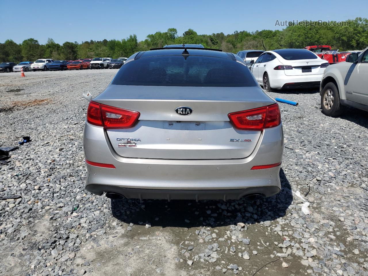 2015 Kia Optima Sx Серебряный vin: 5XXGR4A66FG388728