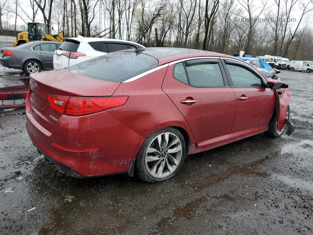 2014 Kia Optima Sx Red vin: 5XXGR4A67EG317813