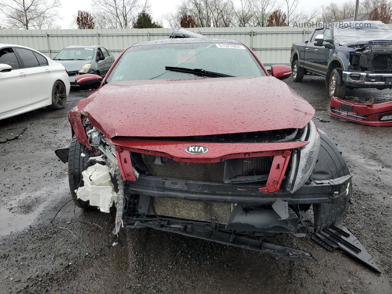 2014 Kia Optima Sx Red vin: 5XXGR4A67EG317813