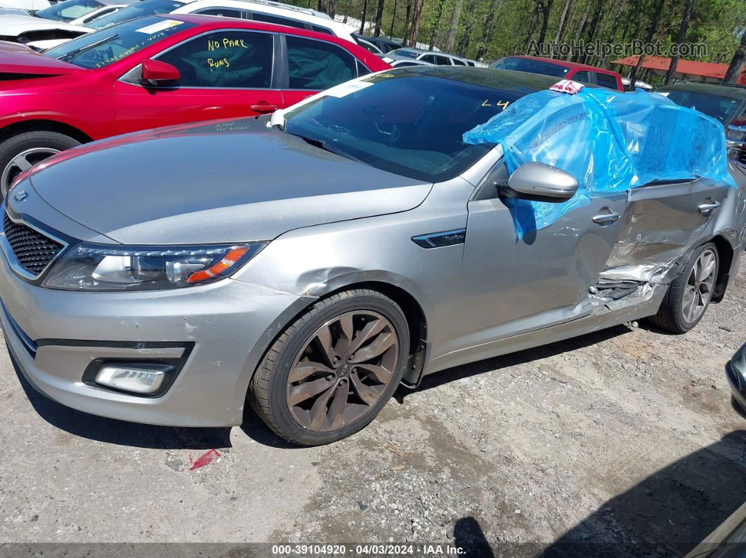 2014 Kia Optima Sx Turbo Silver vin: 5XXGR4A67EG336510