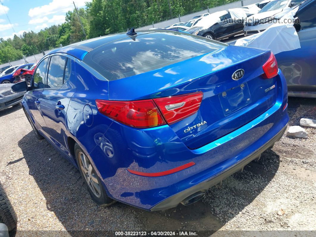 2015 Kia Optima Sx Turbo Blue vin: 5XXGR4A67FG399138