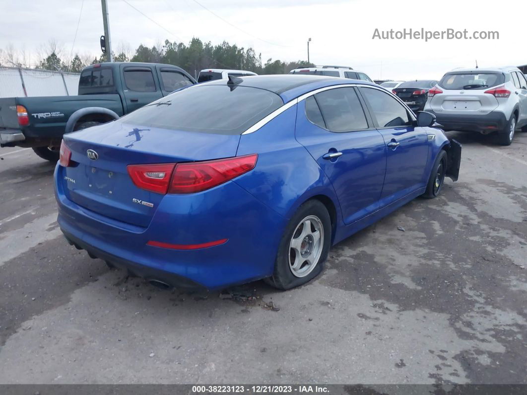 2015 Kia Optima Sx Turbo Blue vin: 5XXGR4A67FG399138