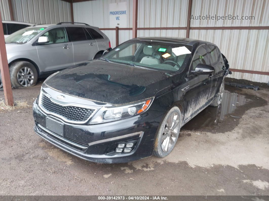 2015 Kia Optima Sxl Turbo Black vin: 5XXGR4A67FG516278