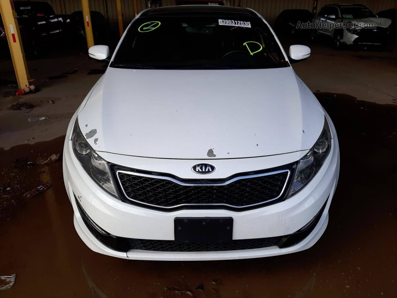 2013 Kia Optima Sx Белый vin: 5XXGR4A68DG134676