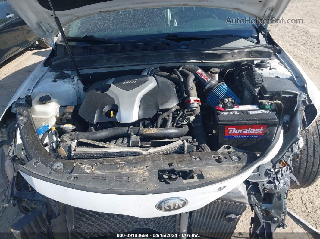 2013 Kia Optima Sx White vin: 5XXGR4A68DG215371