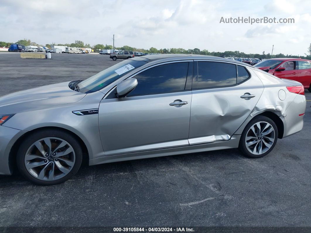 2014 Kia Optima Sx Turbo Silver vin: 5XXGR4A68EG295031