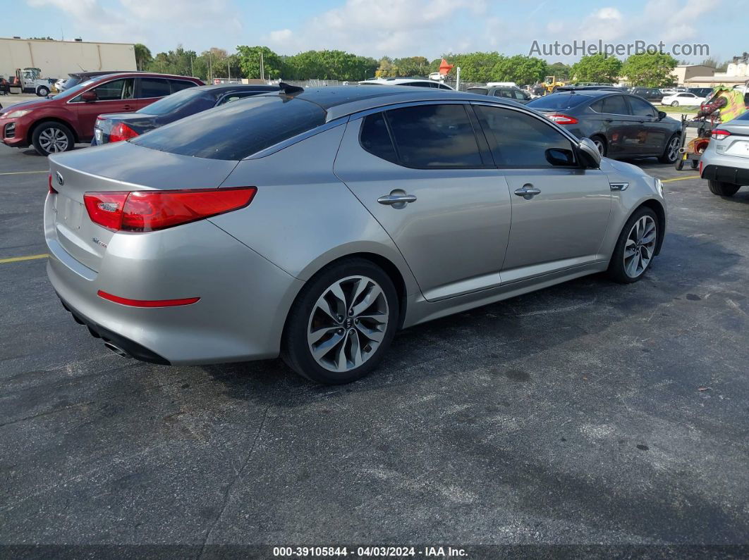 2014 Kia Optima Sx Turbo Silver vin: 5XXGR4A68EG295031