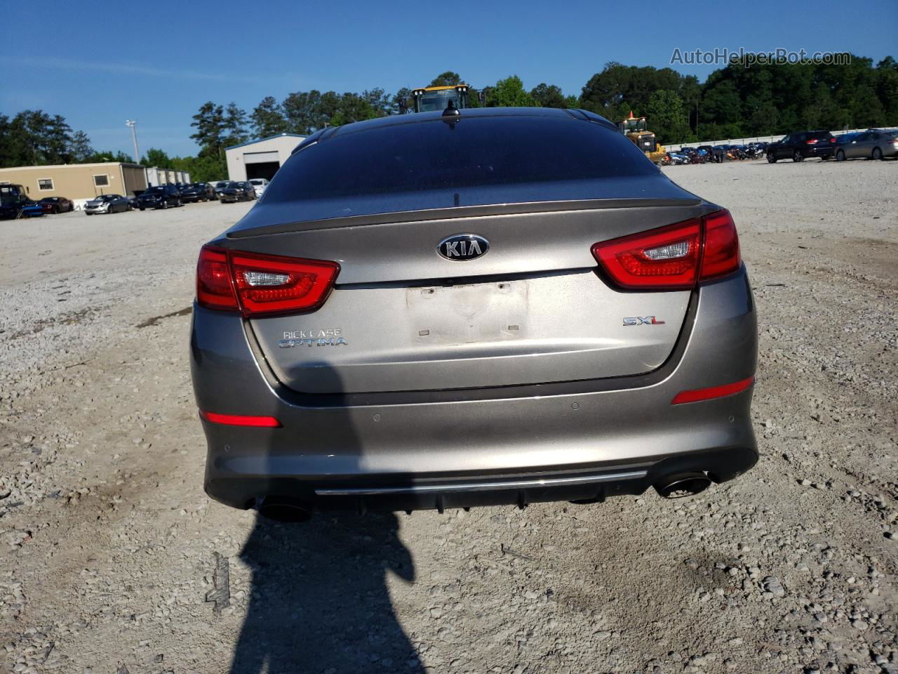 2015 Kia Optima Sx Серый vin: 5XXGR4A68FG370151