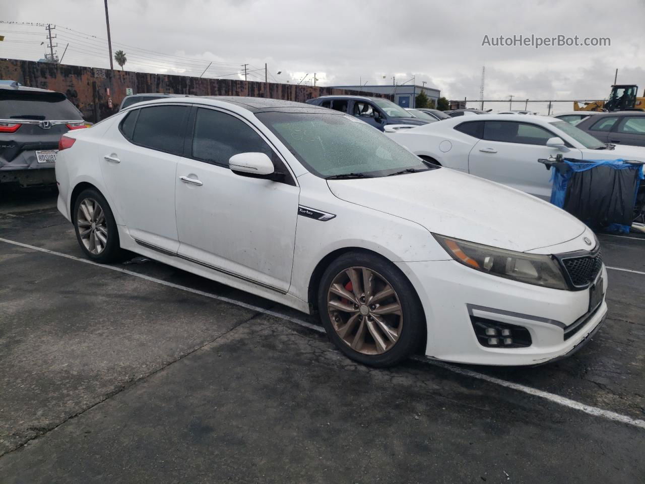 2014 Kia Optima Sx Белый vin: 5XXGR4A69EG276410