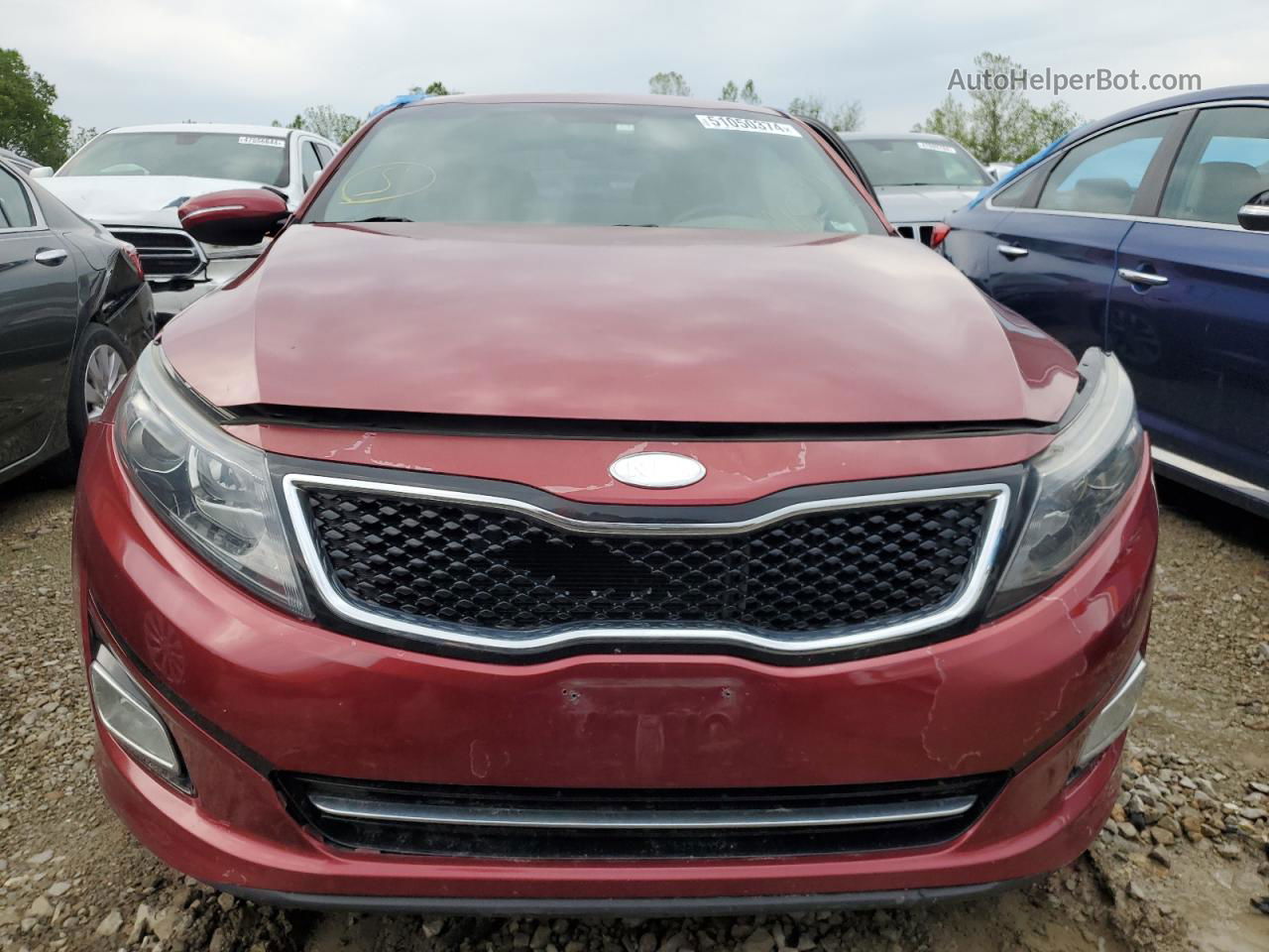 2014 Kia Optima Sx Red vin: 5XXGR4A69EG330062