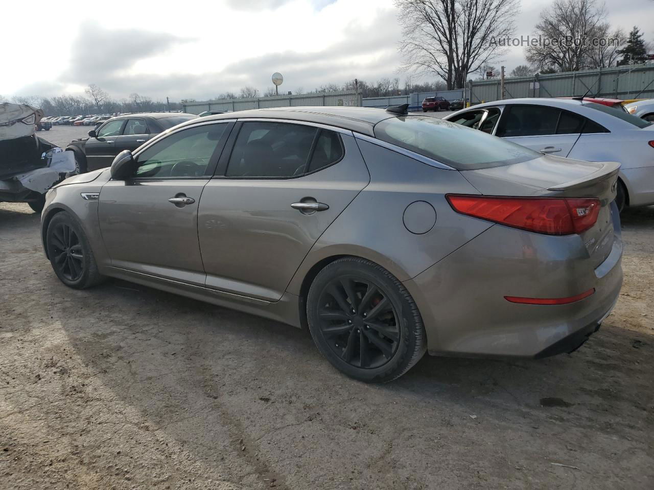 2014 Kia Optima Sx Желто-коричневый vin: 5XXGR4A69EG350389