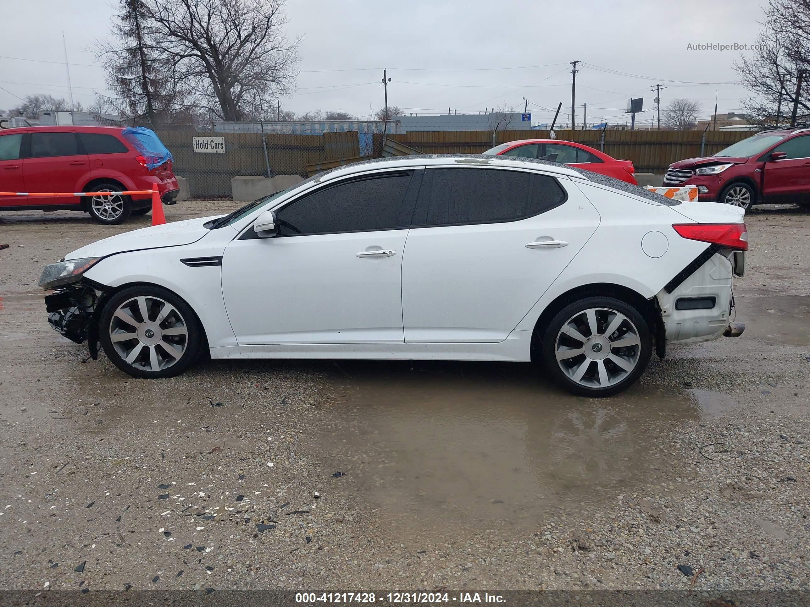 2013 Kia Optima Sx White vin: 5XXGR4A6XDG243284